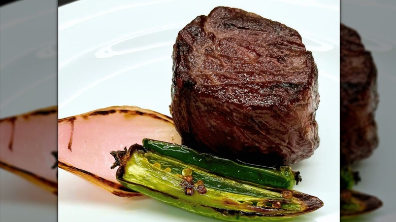Buffalo sirloin steak from the Jackson Hole Buffalo Meat Company