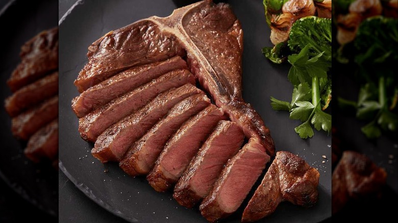 T-bone steak from Kansas City Steaks
