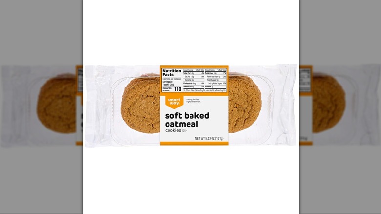 oatmeal cookies in clear wrapper