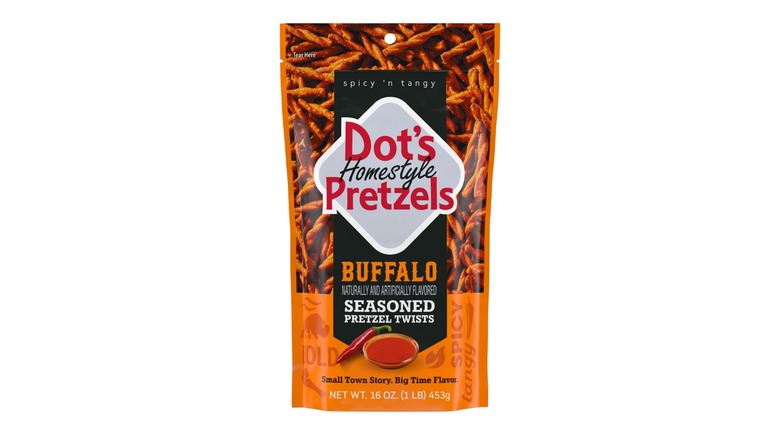Product image of Dot's Homestyle Pretzels Buffalo seasoned Pretzel Twists