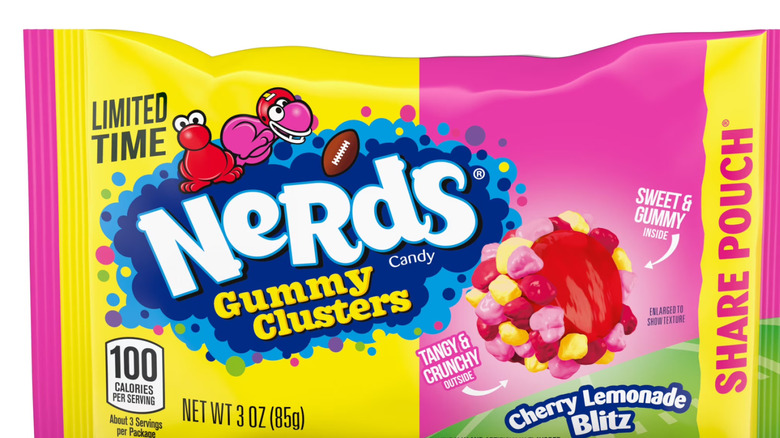 Product image of Nerds cherry lemonade gummy clusters candy package.