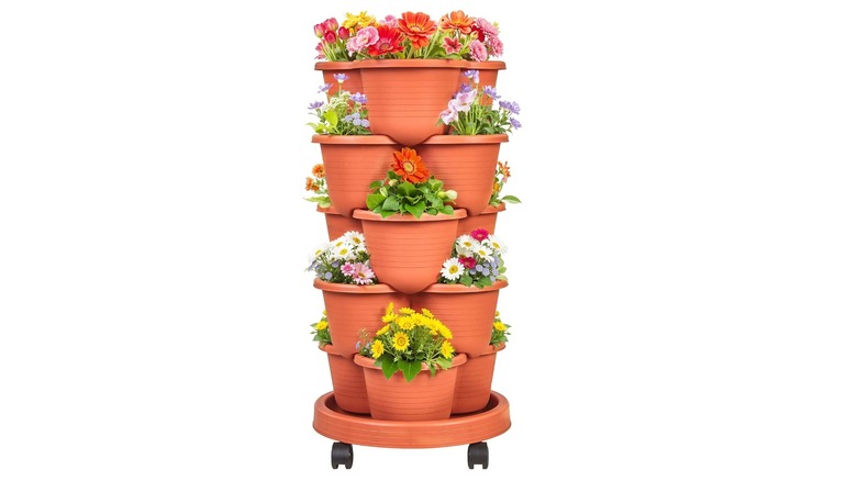 Vecelo's 5-tier vertical garden planter