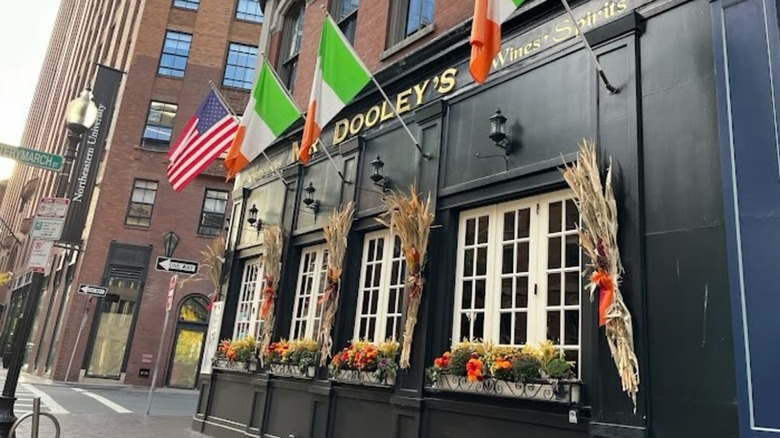 The outside of Mr. Dooleys Boston Tavern