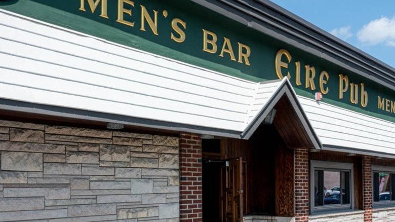 The exterior of The Eire Pub in Boston