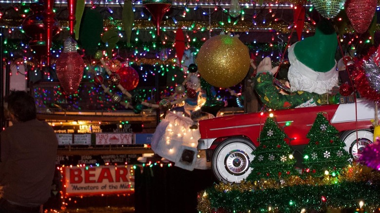 Christmas decorations in Butch McGuires