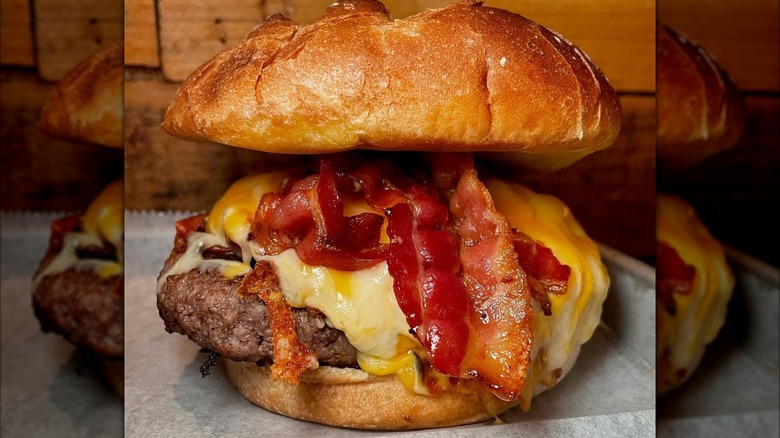 A burger from Boston Burger Company in Massachusetts