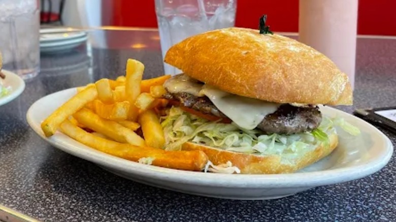 Food at Broadway Burger Station in Wyoming