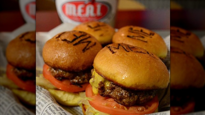 Burgers from M.E.A.T. Eatery and Taproom in Florida