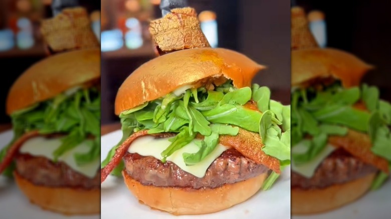 The 24K burger at Slater's 50/50 in Nevada