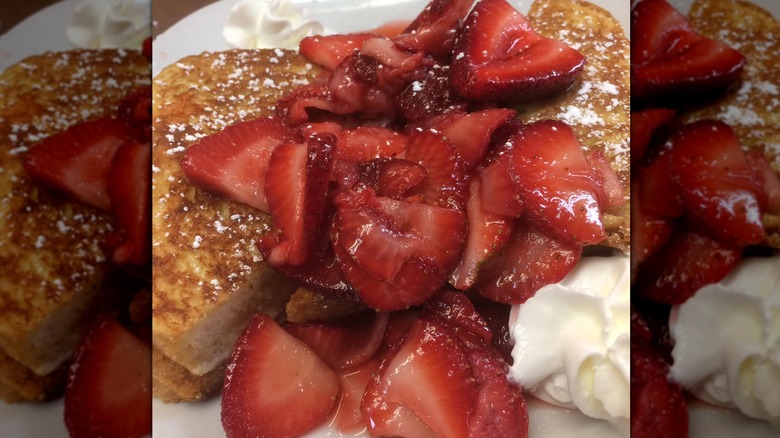 A plate of food from Country Girl Diner in Vermont