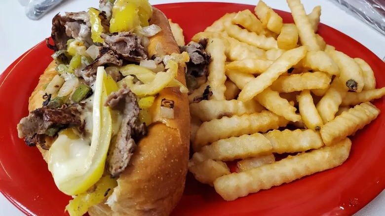 Food from Dolly's Diner in West Virginia