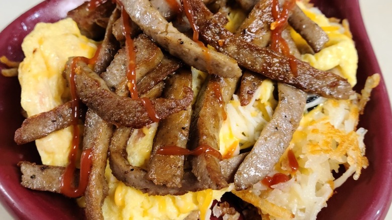 A plate of food from Jody's Diner in Wyoming