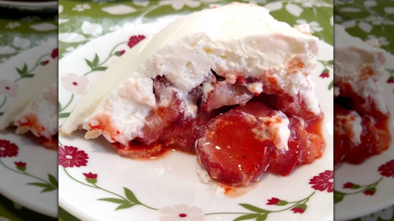 Strawberry pie from Strawn's Eat Shop in Louisiana