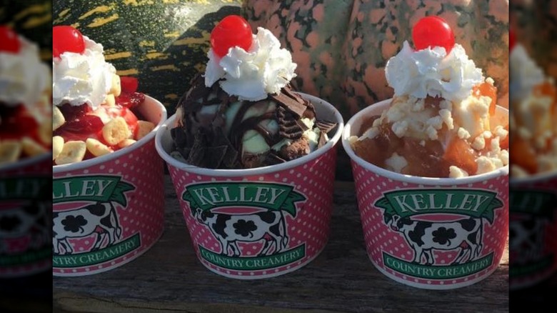 Ice cream from Kelley Country Creamery in Wisconsin