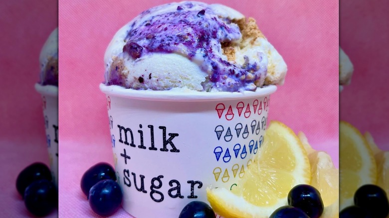 Ice cream from milk + sugar in Texas