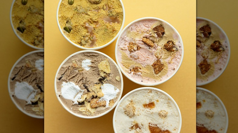 Ice creams from Milkjam Creamery in Minnesota