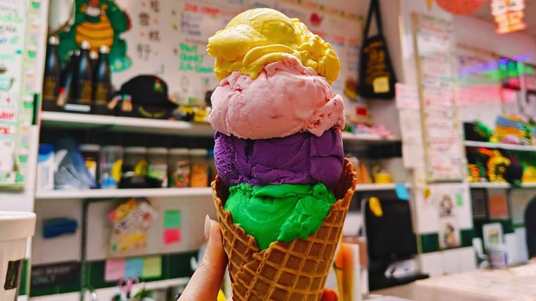 Ice cream from The Original Chinatown Ice Cream Factory