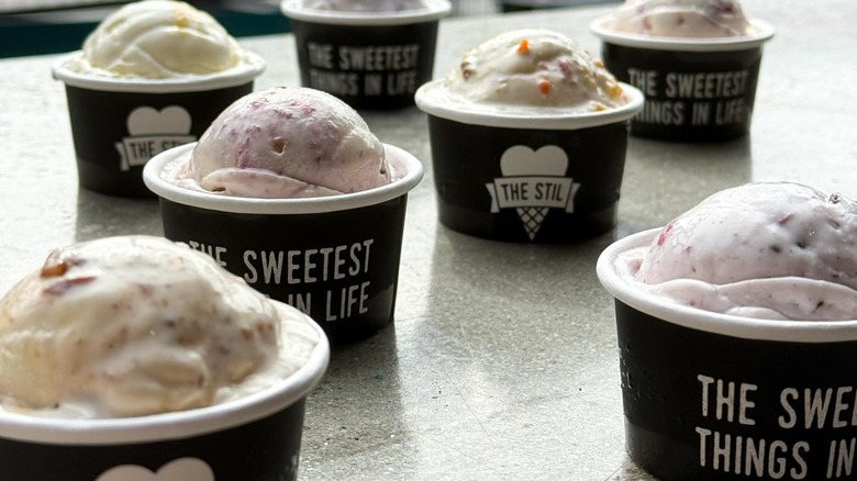Tubs of ice cream from The STIL in Idaho