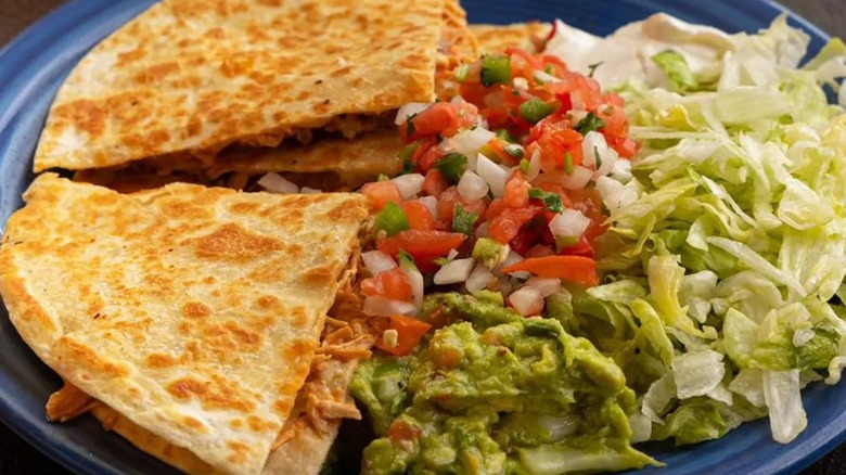 Quesadillas from Camila's Mexican restaurant in Indiana