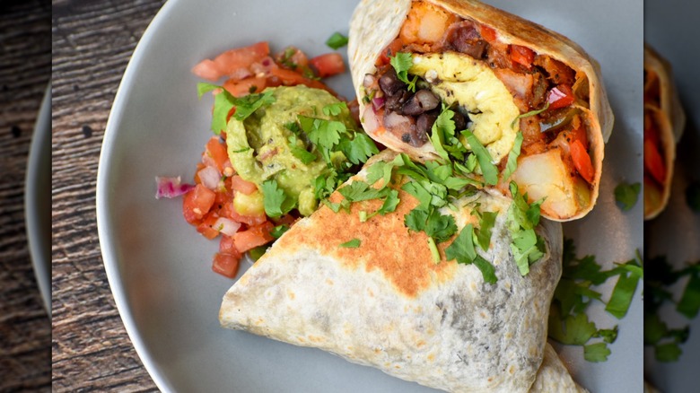 Mexican food from the Casa del Barco restaurant