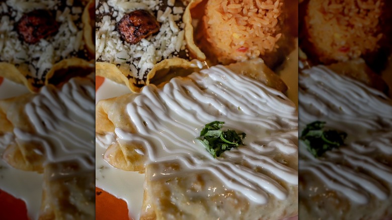 A plate of food from Cielito Mexican restaurant