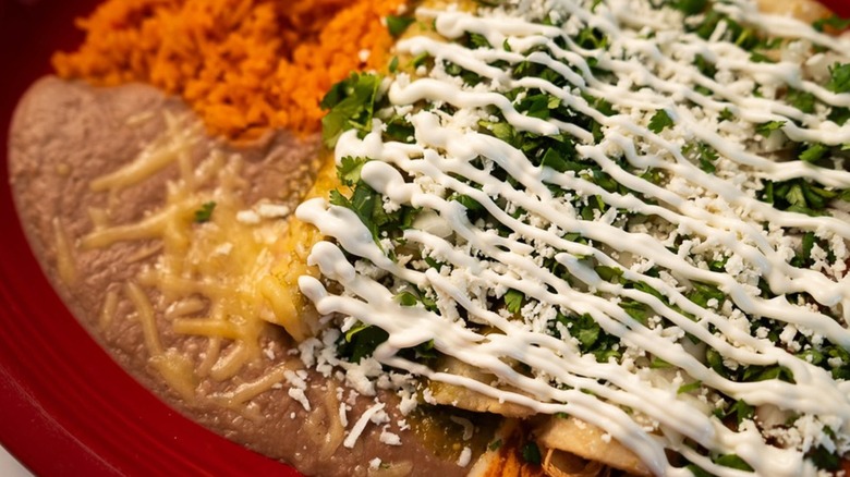 Close-up of food from Lupita's Mexican Cuisine