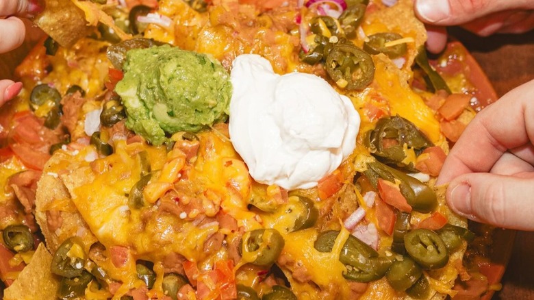 Food at Merry Piglets Mexican restaurant