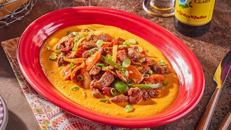 Mexican food from Red Iguana restaurant