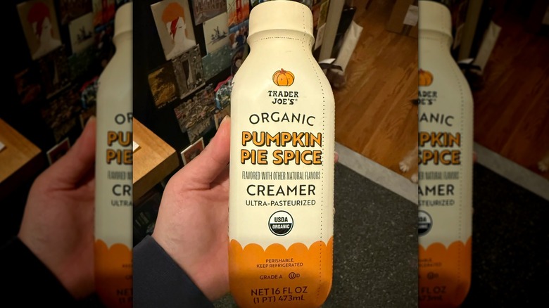 Trader Joe's Organic Pumpkin Pie Spice Creamer