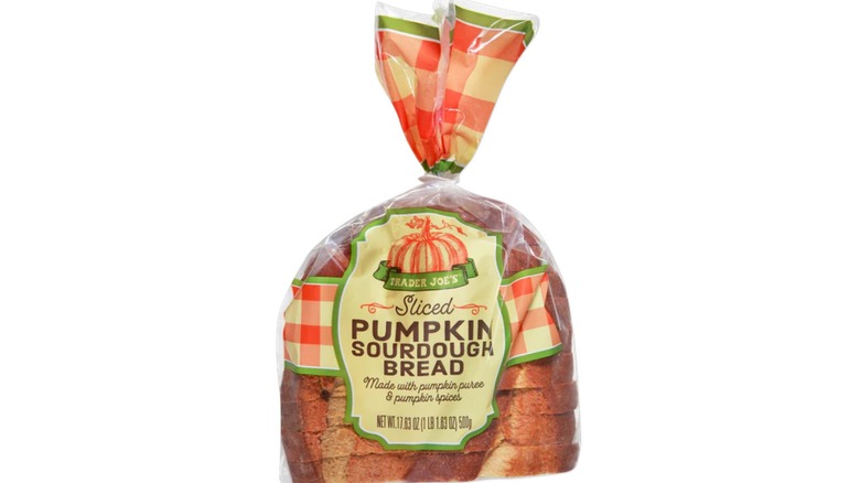 Trader Joe's Sliced Pumpkin Sourdough Bread