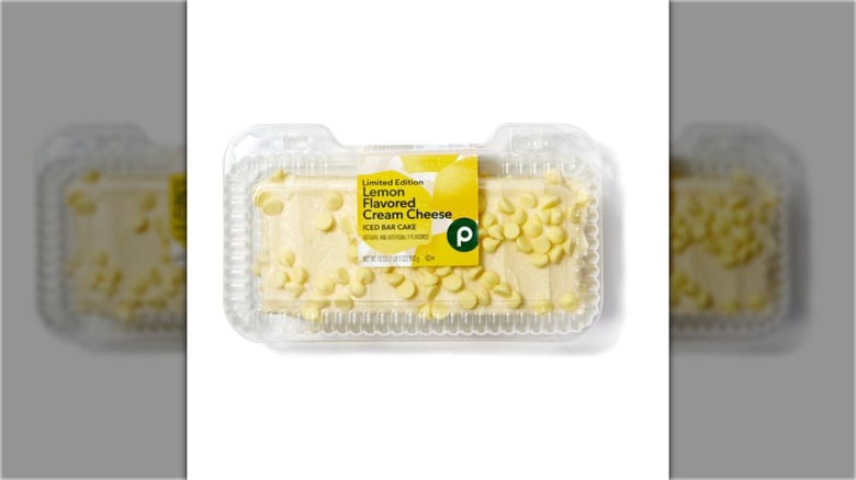 Publix' Bakery Lemon Flavored Cream Cheese Bar Cake
