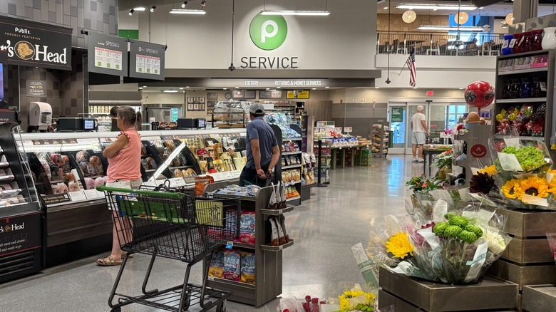 The interior of a Publix store