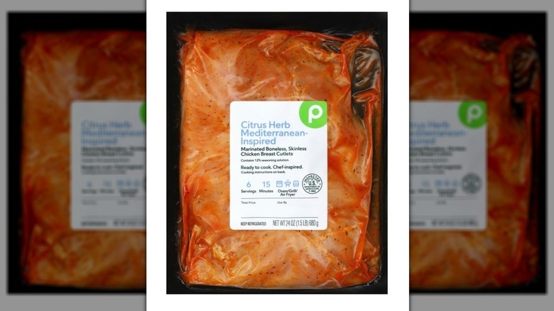 Publix Marinated Boneless Skinless Citrus Herb Mediterranean-Inspired Chicken Breast Cutlets