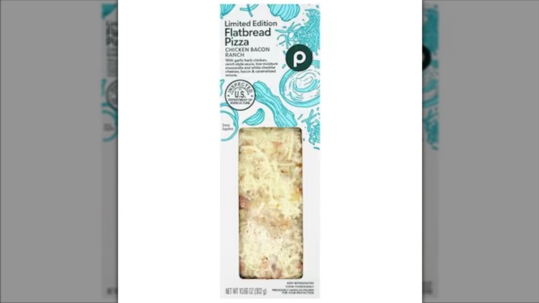 publix take-and-bake flatbread pizza with chicken and bacon