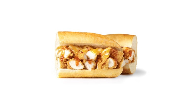 publix sweet and spicy chicken half sub with cheese