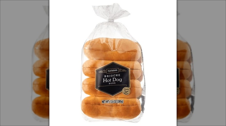 bag of walmart brioche hot dog buns