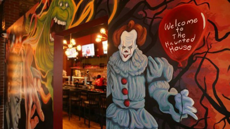 Interior of Haunted House Restaurant