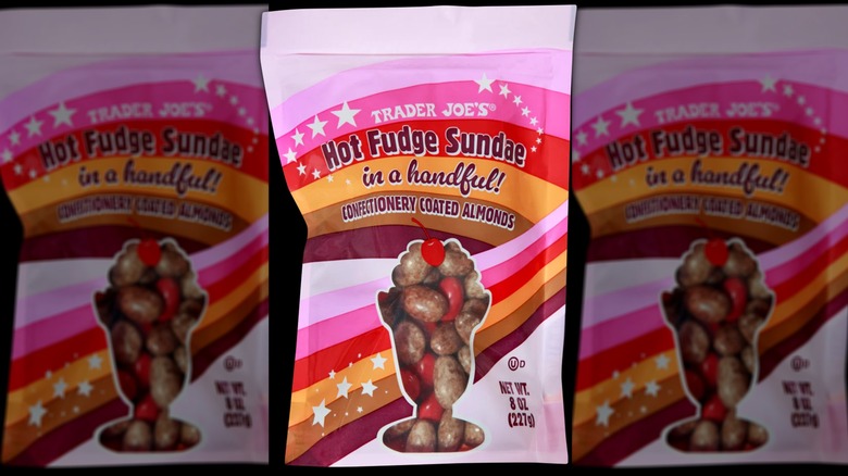 Trader Joe's Hot Fudge Sundae in a Handful!