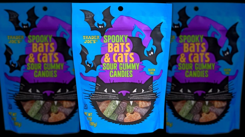 Trader Joe's Spooky Bats & Cats Sour Gummy Candies