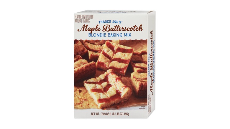 Trader Joe's Maple Butterscotch Blondie Baking Mix