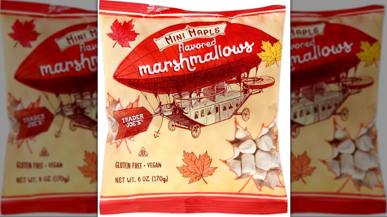 red and orange bag of maple marshmallows
