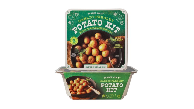 green package of garlic parsley potatoes