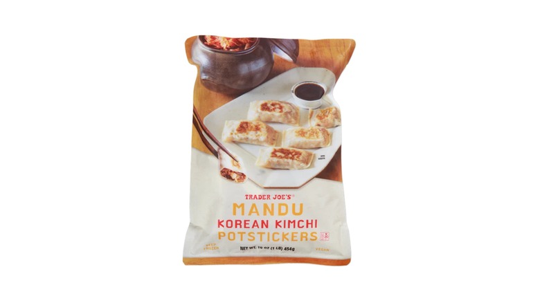 bags of frozen korean potstickers