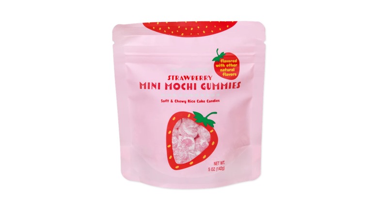 bag of strawberry mini mochi gummies