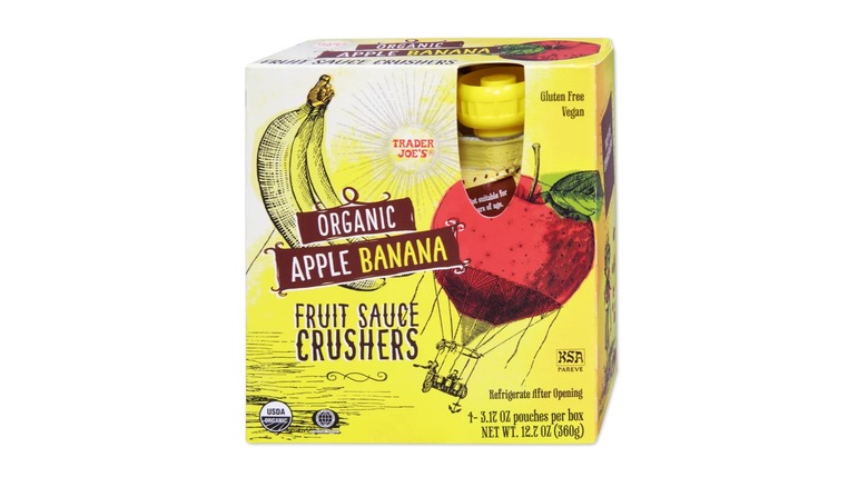 Trader Joe's Organic Apple Banana Fruit Sauce Crushers