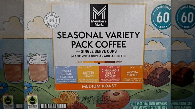 pack of member's mark seasonal coffee