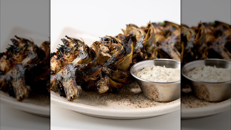 j.alexander's roasted artichokes with remoulade