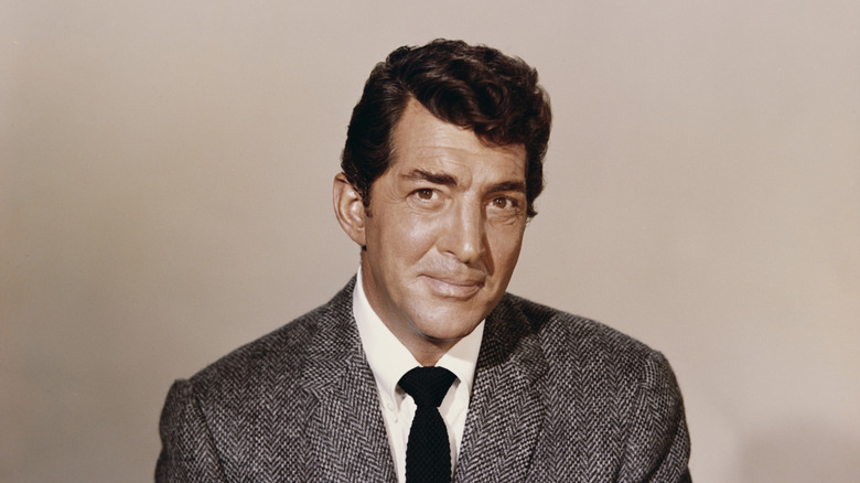 dean martin against beige background