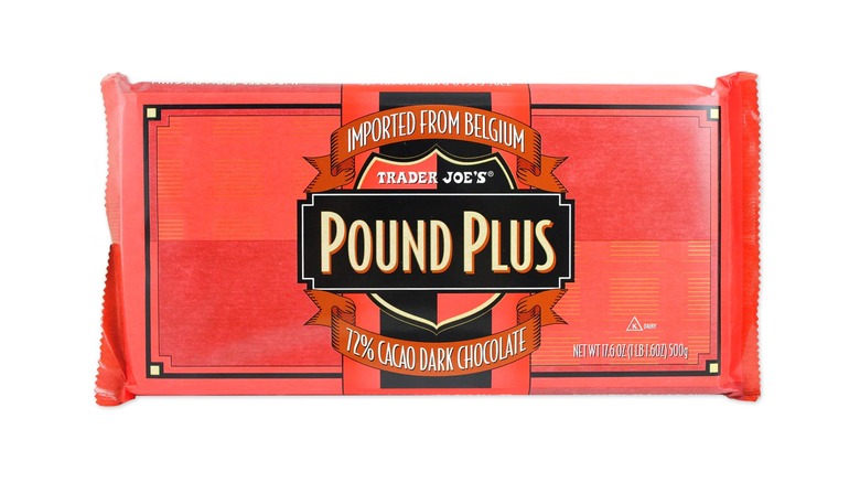 Trader Joe's Pound Plus 72% Cacao dark chocolate bar