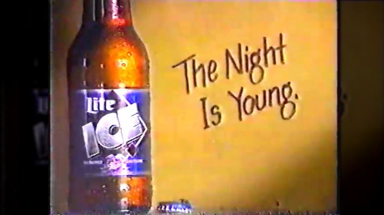 Screenshot from 1995 Miller Lite Ice commercial